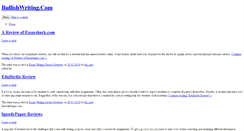 Desktop Screenshot of bullishwriting.com
